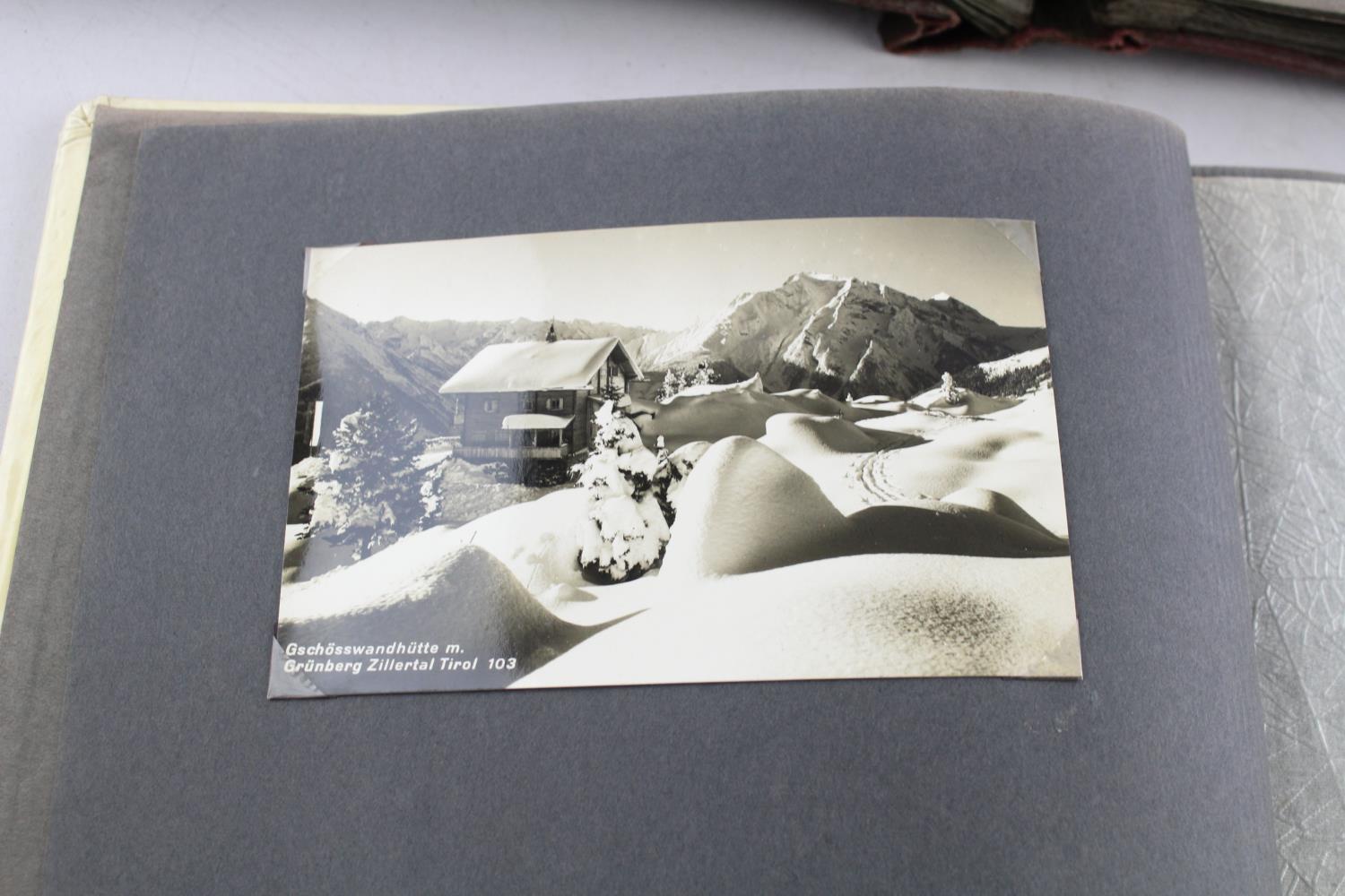 2 x Vintage PHOTO ALBUMS c. 1940s - 1950s Inc Alpine Germany, Travel In Thailand Dimensions: - Image 3 of 7