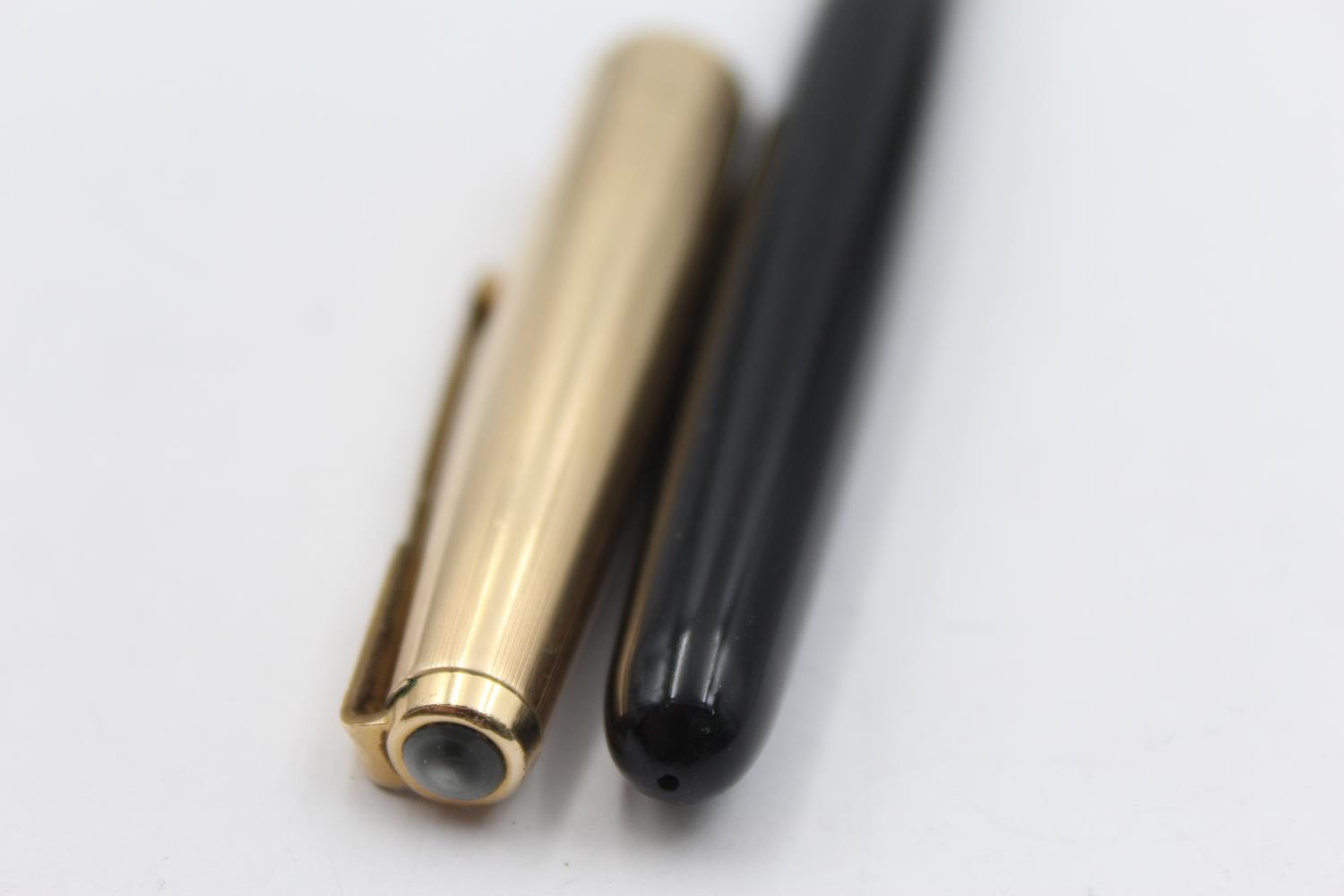 Vintage PARKER 51 Black FOUNTAIN PEN w/ Rolled Gold Cap WRITING Vintage PARKER 51 Black FOUNTAIN PEN - Bild 5 aus 8