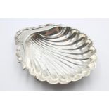 Antique Hallmarked 1902 Sheffield STERLING SILVER Scallop Dish Shell Form (134g) Maker - Joseph