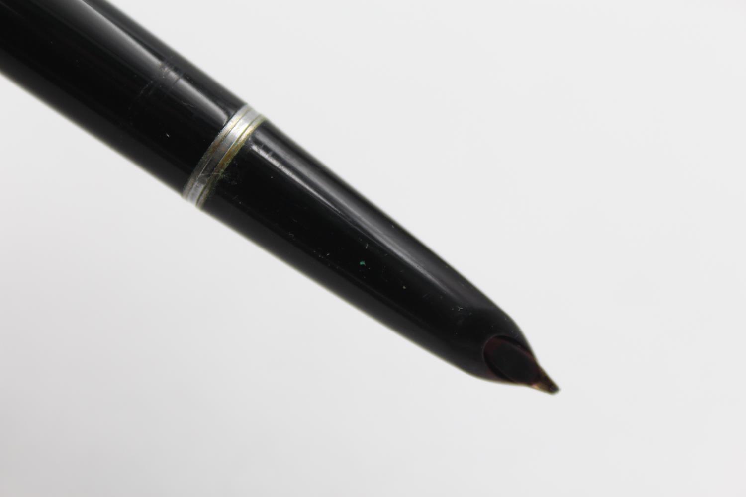 Vintage PARKER 51 Black FOUNTAIN PEN w/ Rolled Gold Cap WRITING Vintage PARKER 51 Black FOUNTAIN PEN - Bild 4 aus 8