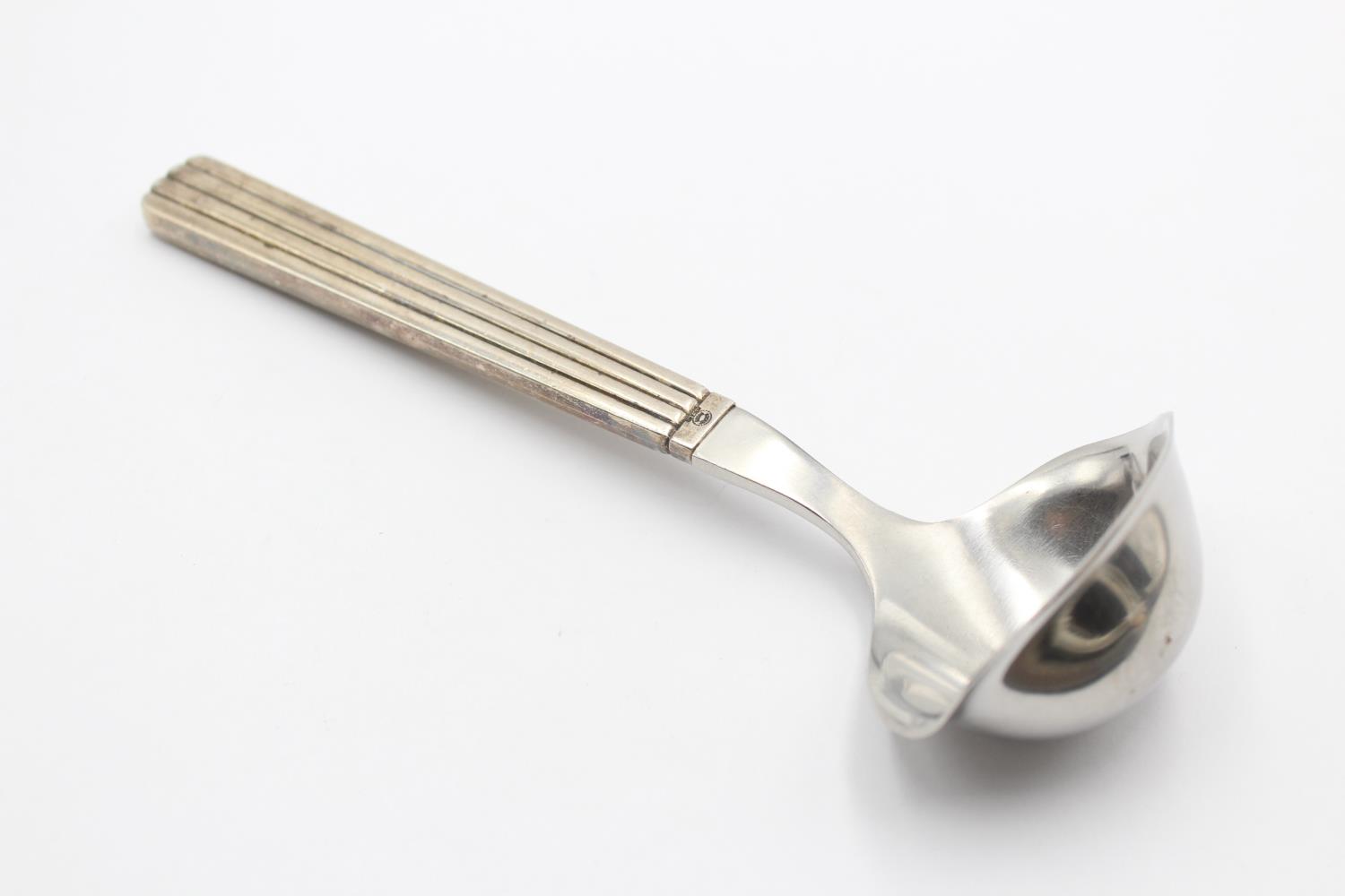 GEORG JENSEN Stamped .925 STERLING SILVER Handled Sauce Ladle (78g) Length - 18cm In previously