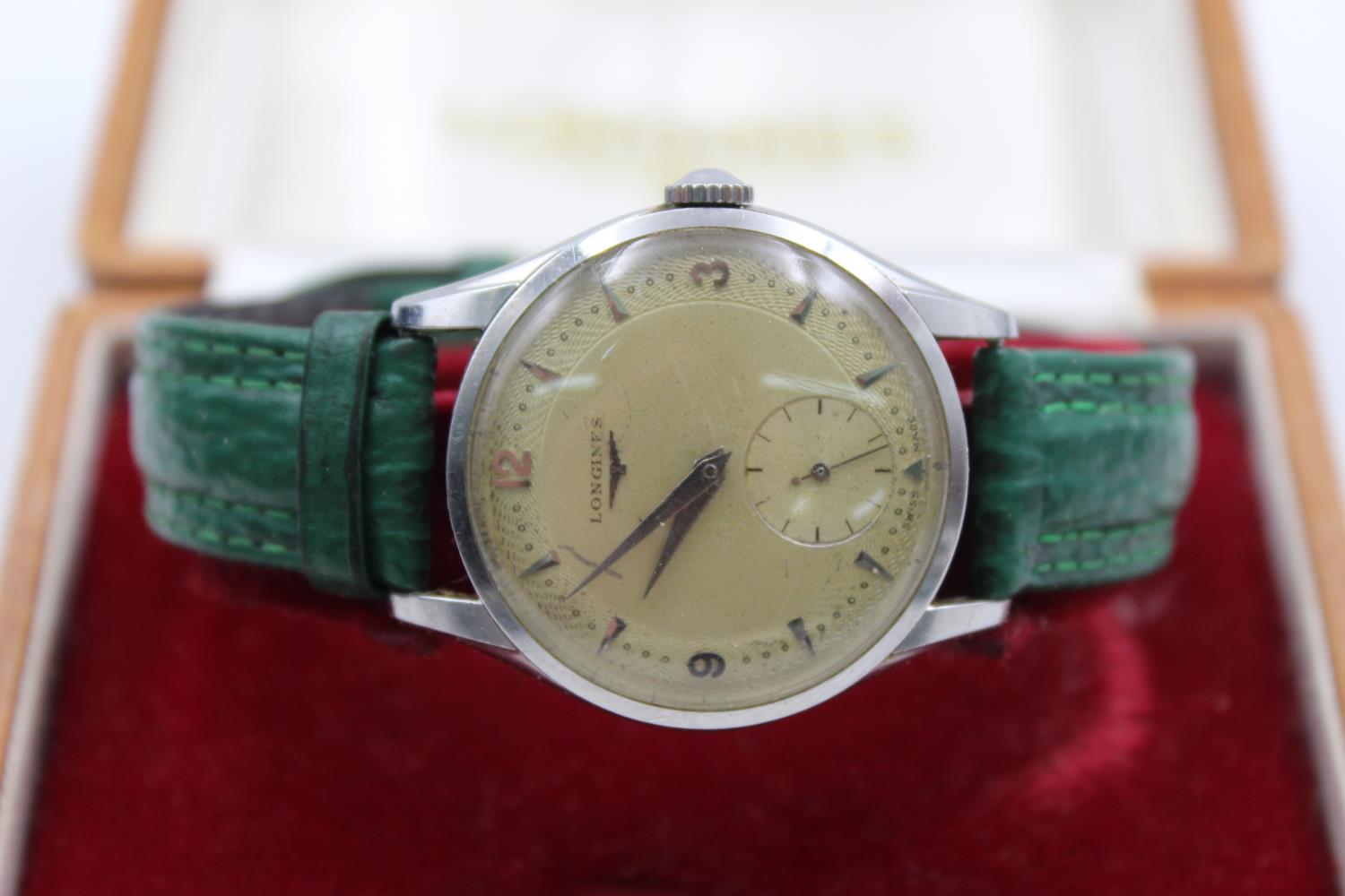 Vintage Gents LONGINES C.1950'S Dress Style WRISTWATCH Hand-Wind WORKING Boxed Vintage Gents - Image 2 of 8