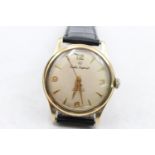 Vintage Gents SMITHS IMPERIAL 9ct Gold Cased WRISTWATCH Hand-Wind WORKING Vintage Gents SMITHS