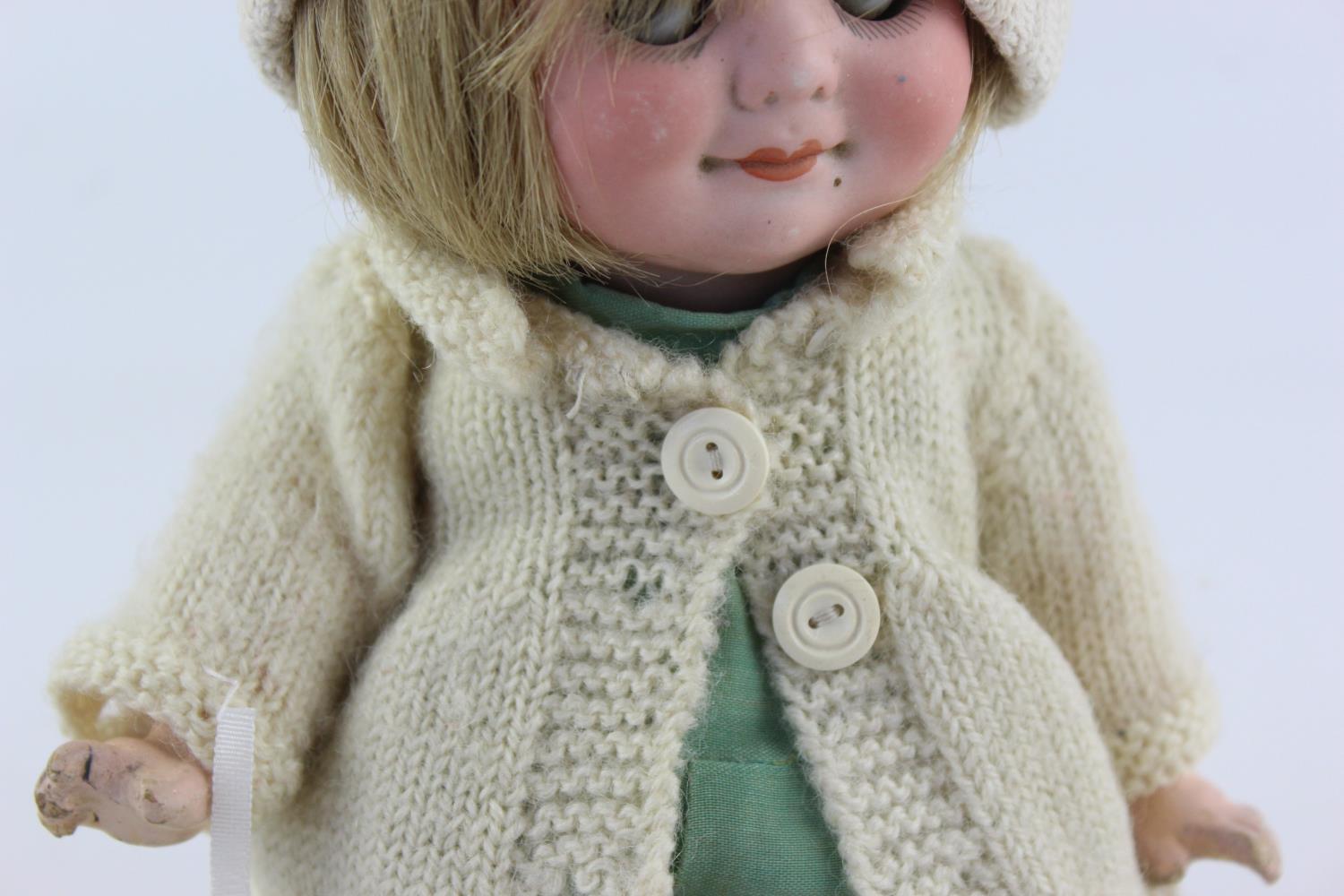 Antique Armand Marseille 323 A 3/0 M Bisque Googly Eye Doll Approx. Height - 25cm Item is in antique - Image 3 of 6