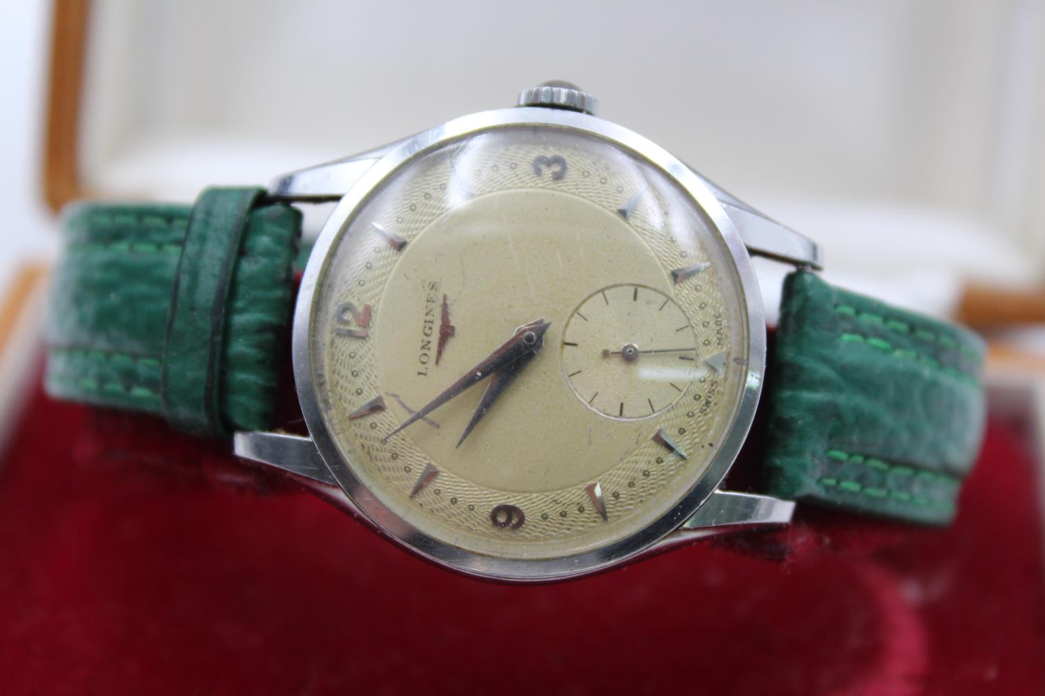 Vintage Gents LONGINES C.1950'S Dress Style WRISTWATCH Hand-Wind WORKING Boxed Vintage Gents - Image 3 of 8