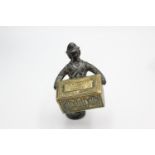 Antique Victorian W.HALL & CO. Novelty Organ Grinder Needle Case (148g) Height - 10cm In antique