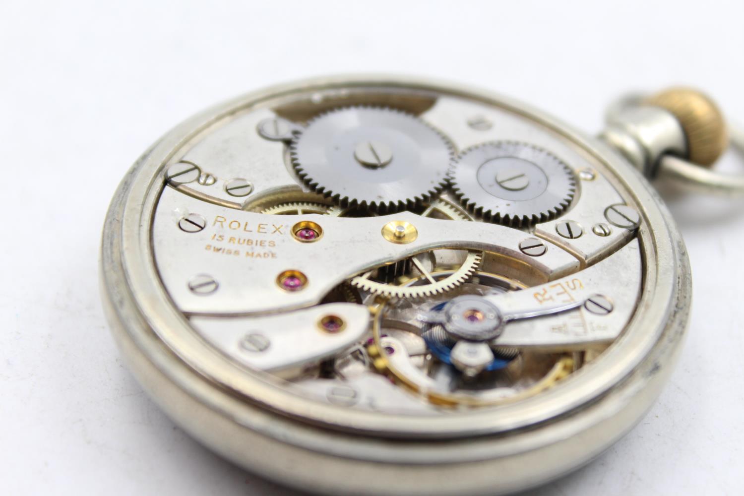 Vintage Gents ROLEX G.S.MK II WWII Military POCKET WATCH Hand-Wind WORKING Vintage Gents ROLEX G.S. - Image 7 of 7