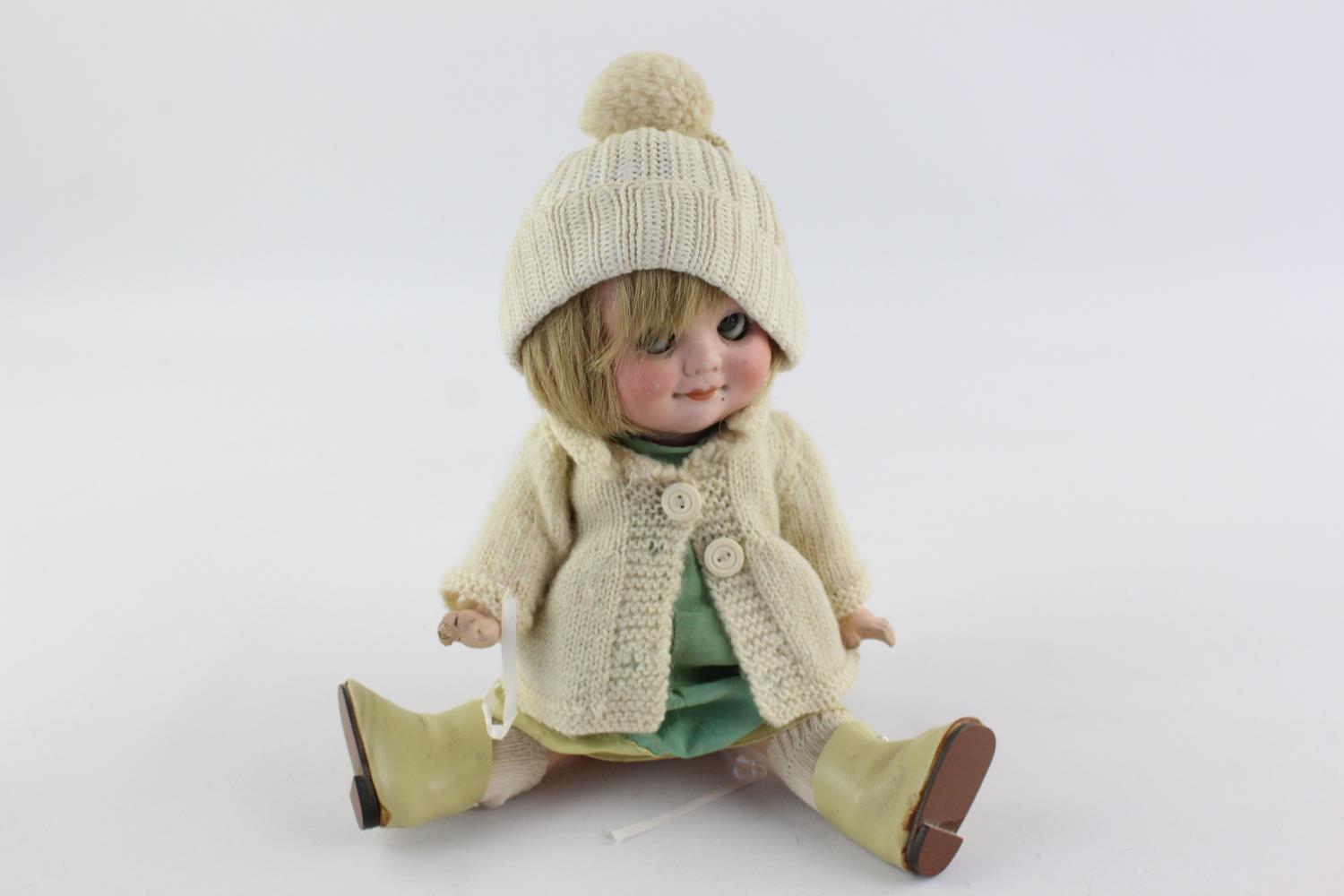 Antique Armand Marseille 323 A 3/0 M Bisque Googly Eye Doll Approx. Height - 25cm Item is in antique