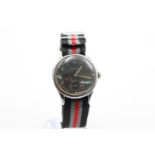 Vintage Gents WW2 German military SIEGRIN Luftwaffe WRISTWATCH Hand-Wind WORKING Vintage Gents