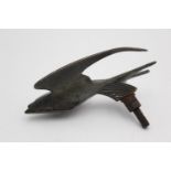 Vintage c.1930's SWIFT / SWALLOW Base-Metal Car Mascot (309g) Length - 14.2cm In vintage condition