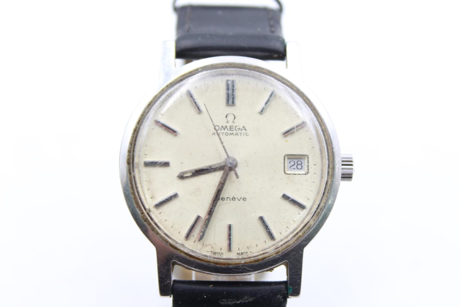 Vintage Gents OMEGA Geneve Stainless Steel Wristwatch Automatic Ref 1660 .163 Vintage Gents OMEGA - Image 2 of 4