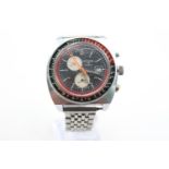 Vintage Gents SICURA Chrono Divers Style WRISTWATCH Handwind WORKING Vintage Gents SICURA Chrono