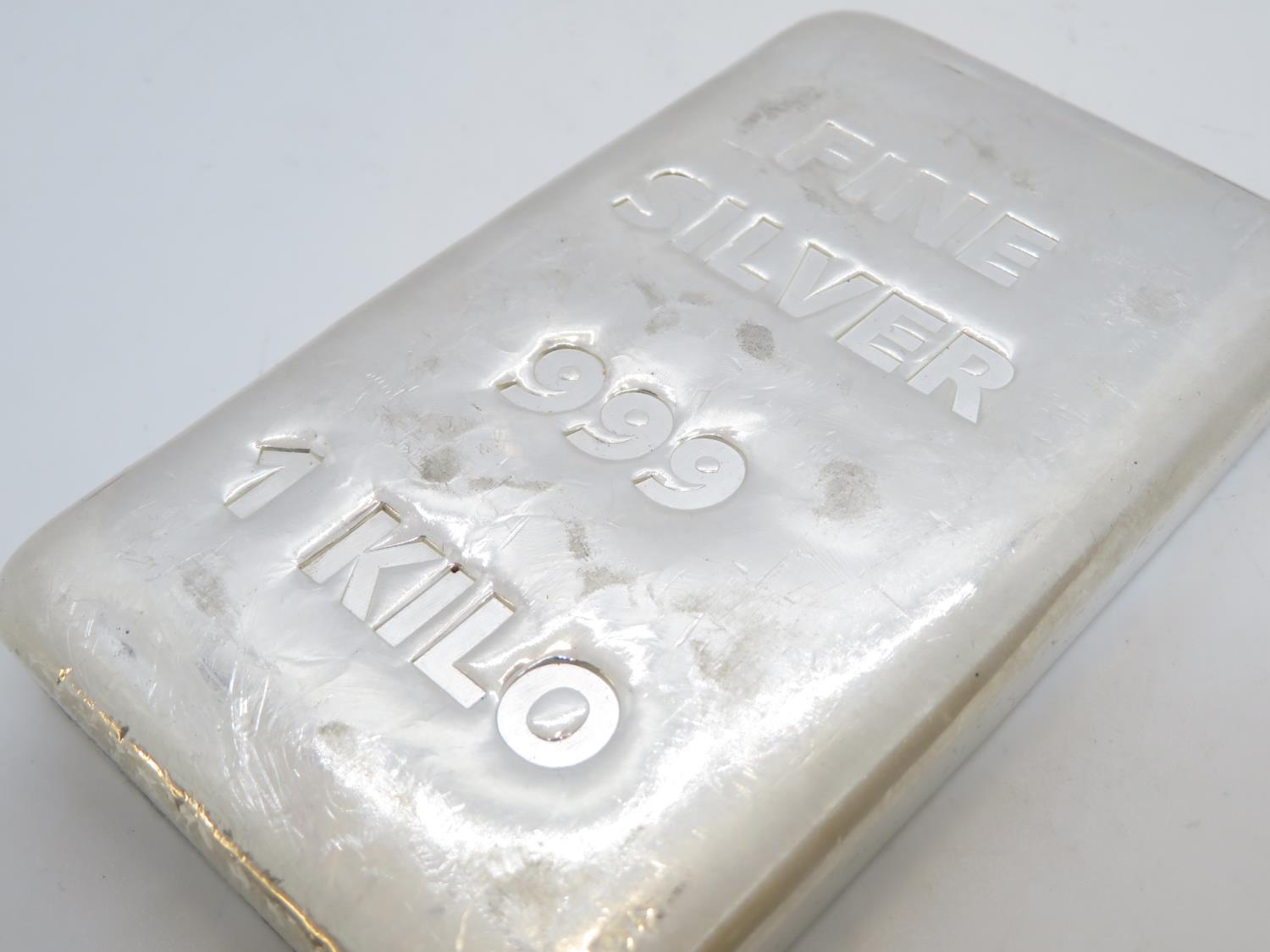 Fine silver 999 1kg bar - Bild 2 aus 3