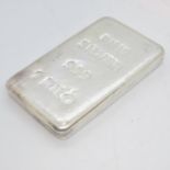 Fine silver 999 1kg bar