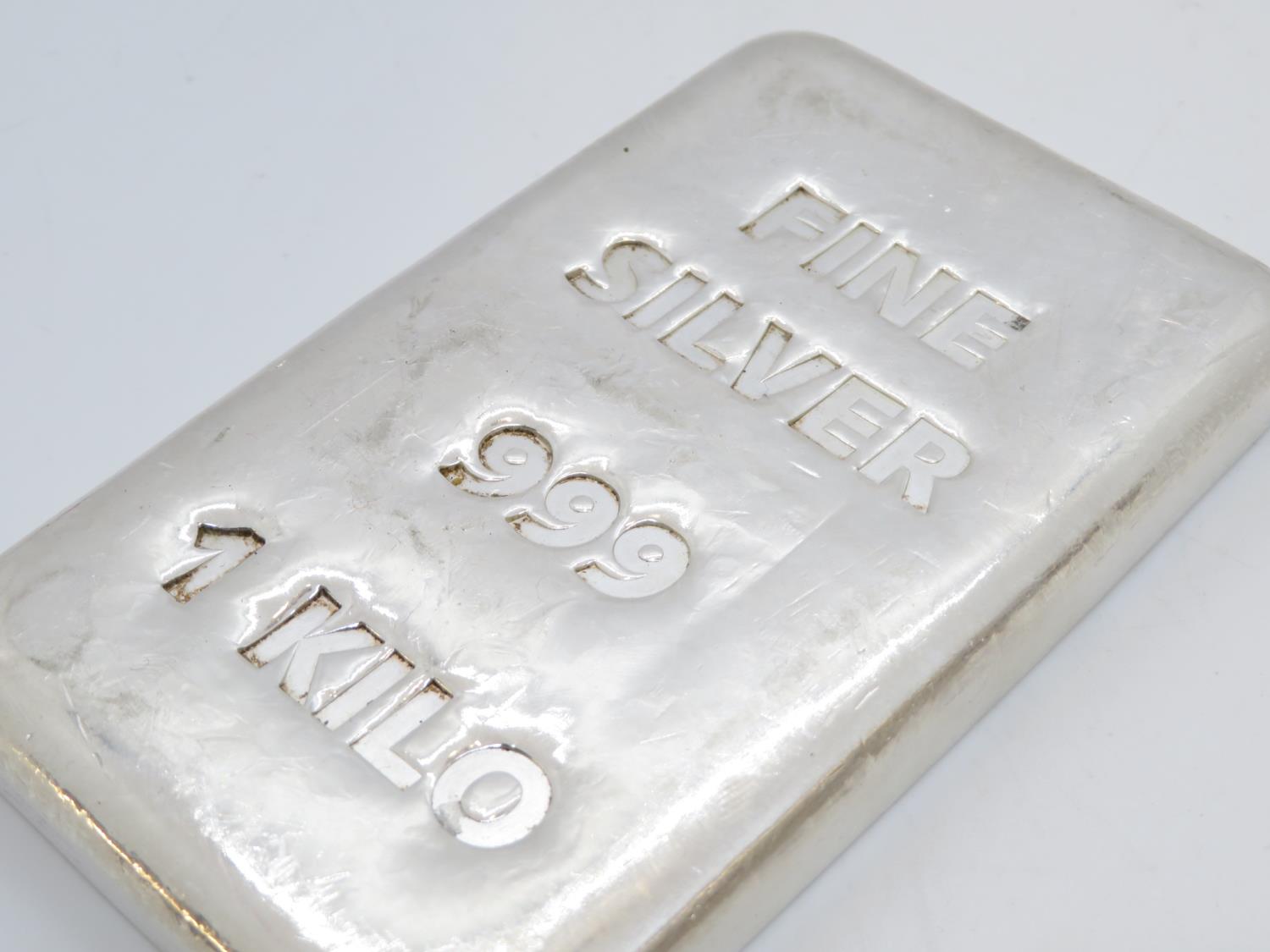 Fine silver 999 1kg bar - Bild 2 aus 3