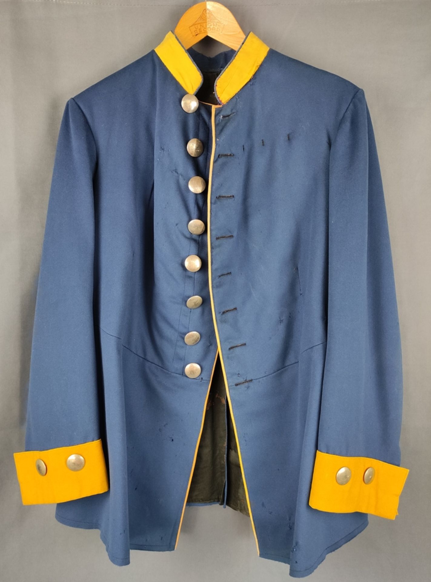 Baden - Rock für einen Leutnant im 2. Badischen Dragoner-Regiment Nr. 21, um 1900, feiner blauer St