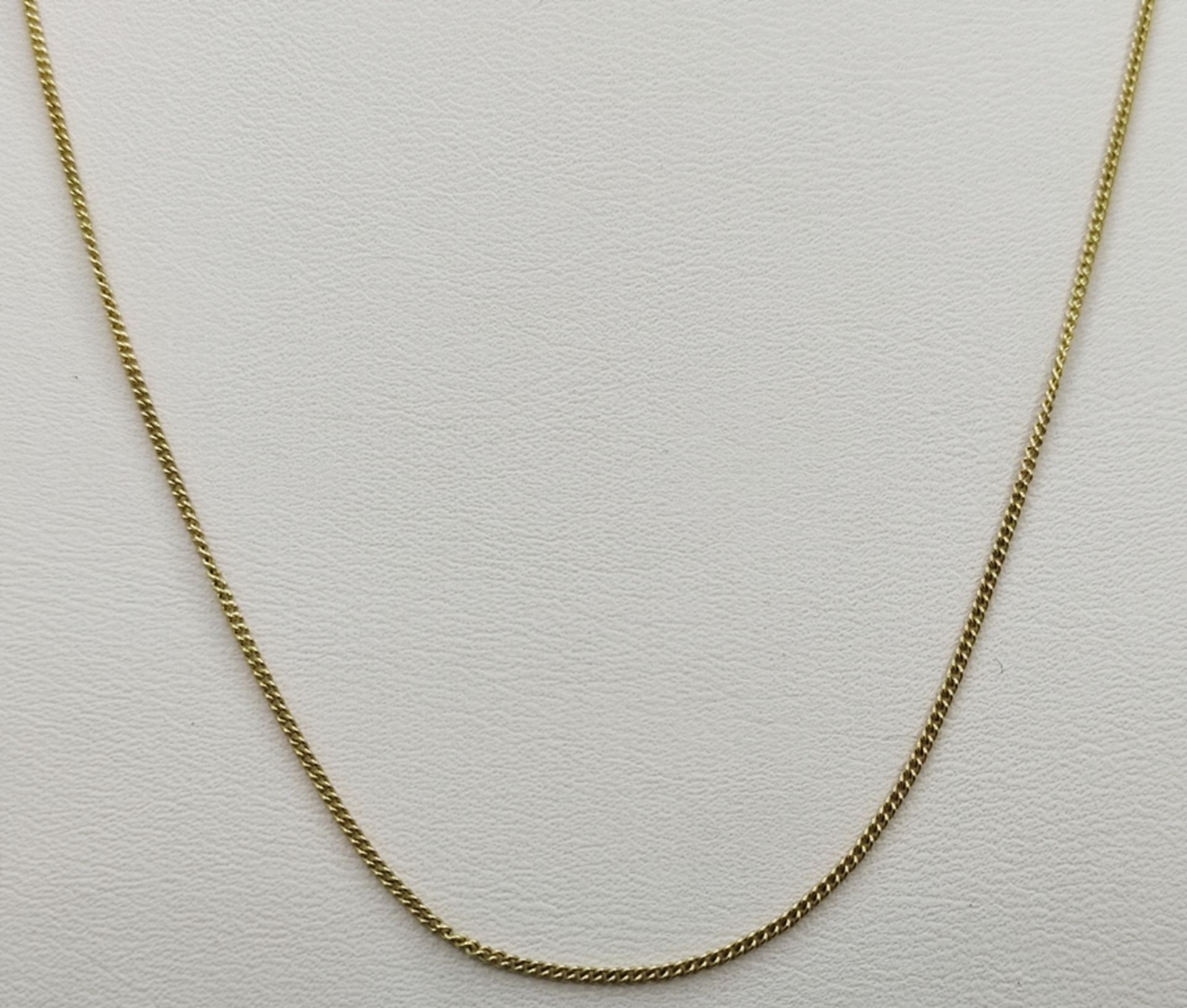 Halskette, Ringverschluss, 585/14K Gelbgold, 1,71g, Länge 44cm