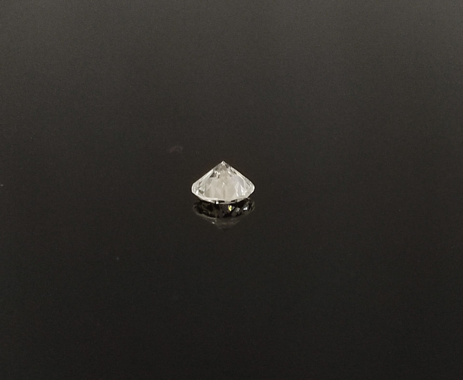 Diamant im Brillantschliff, um 0,38ct, lose, getestet - Bild 2 aus 2