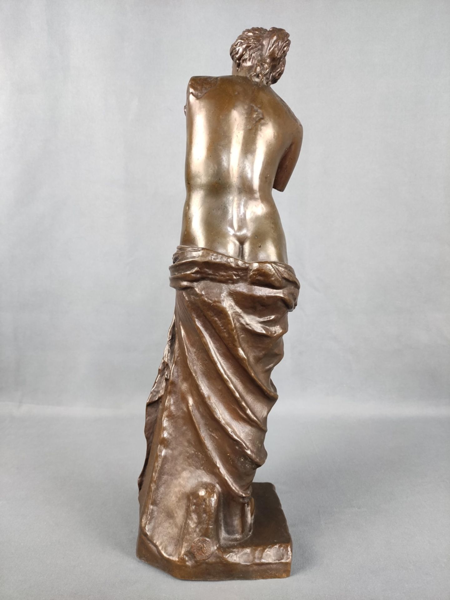 Französischer Künstler (19. Jahrhundert) "Venus von Milo", Bronzeplastik nach dem griechischen Orig - Bild 3 aus 5