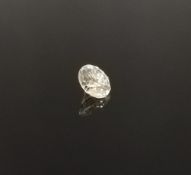 Diamant im Brillantschliff, um 0,38ct, lose, getestet