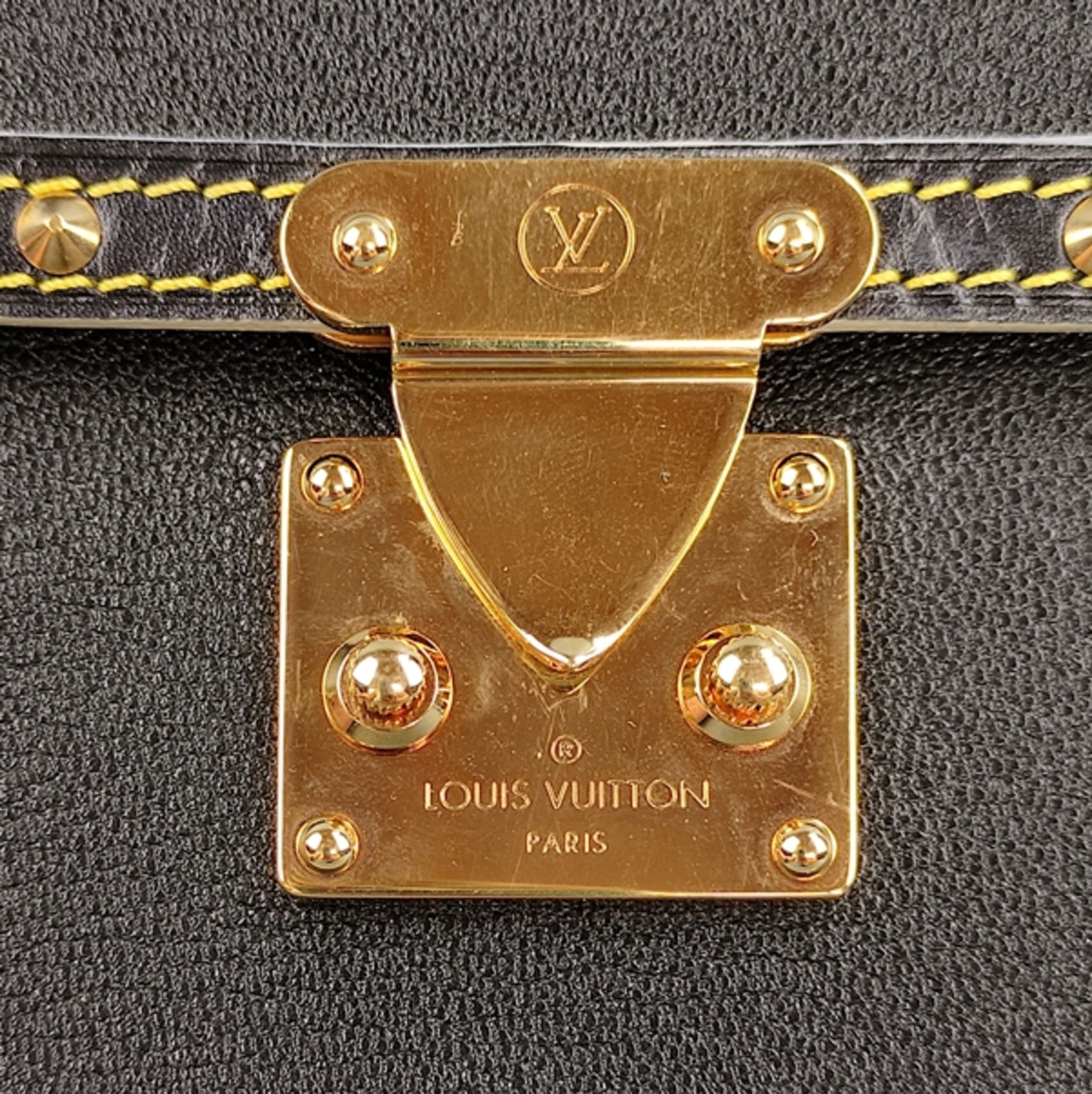 Handtasche, Louis Vuitton, "l'Aimable", schwarzes Leder, 14,5x22x5cm, in Dustbag, in sehr gutem Zus - Bild 3 aus 3