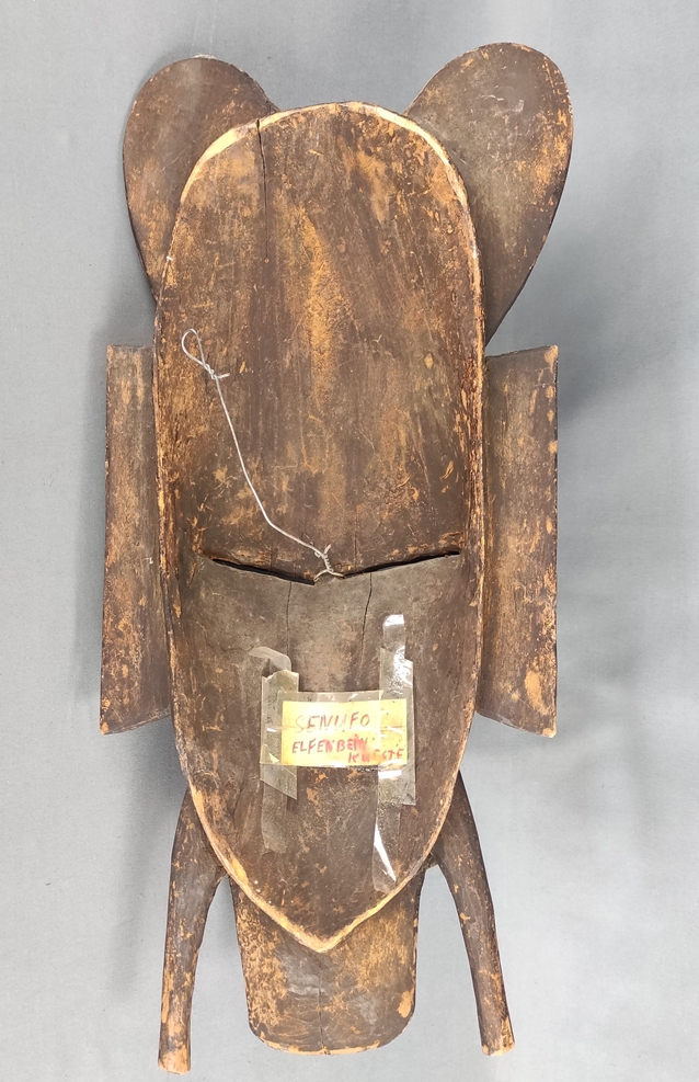 Mask, Senufo, Burkina Faso/Ivory Coast, Africa, wood, length 51cm, from collection - Image 2 of 2