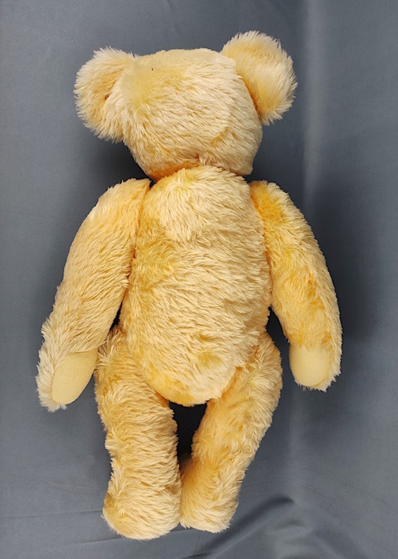 Steiff replica teddy bear "1909", blond 65, limited edition 5000, in original box, flag missing - Image 2 of 4