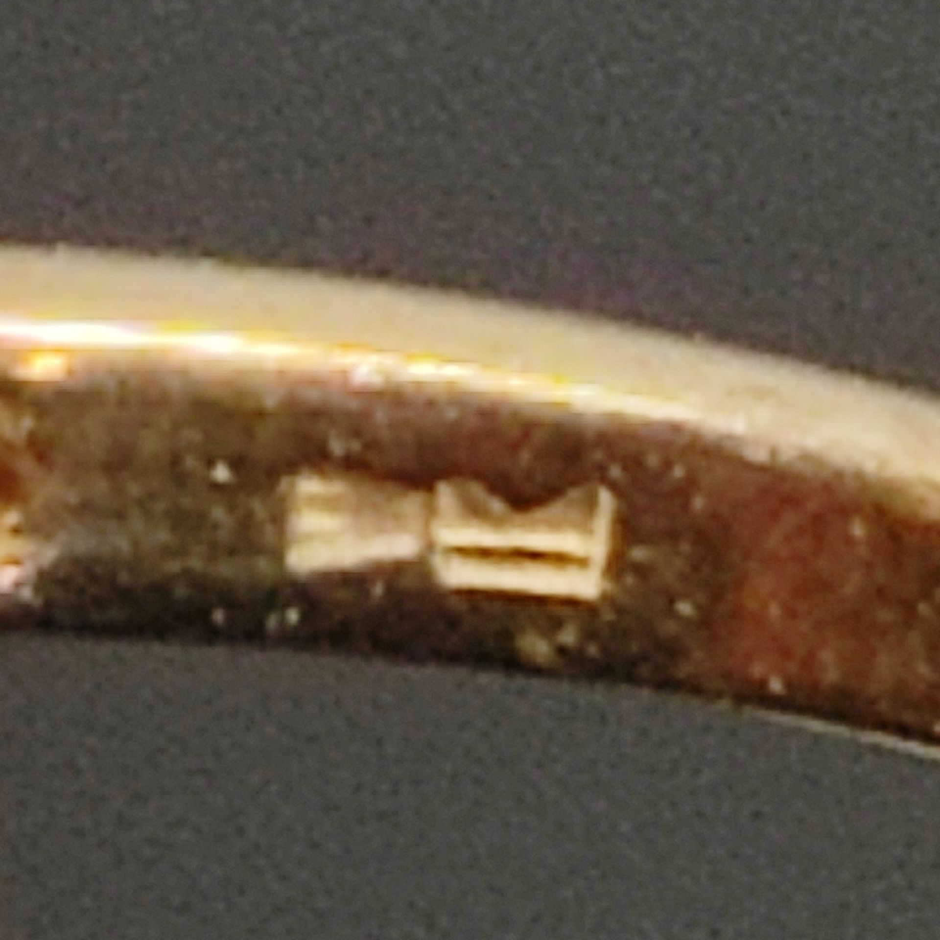 Tigeraugen-Ring, Silber 925, in 585/14K Gelbgold vergoldet, Gesamtgewicht 5,8g, Ringkopf besetzt mi - Bild 3 aus 4