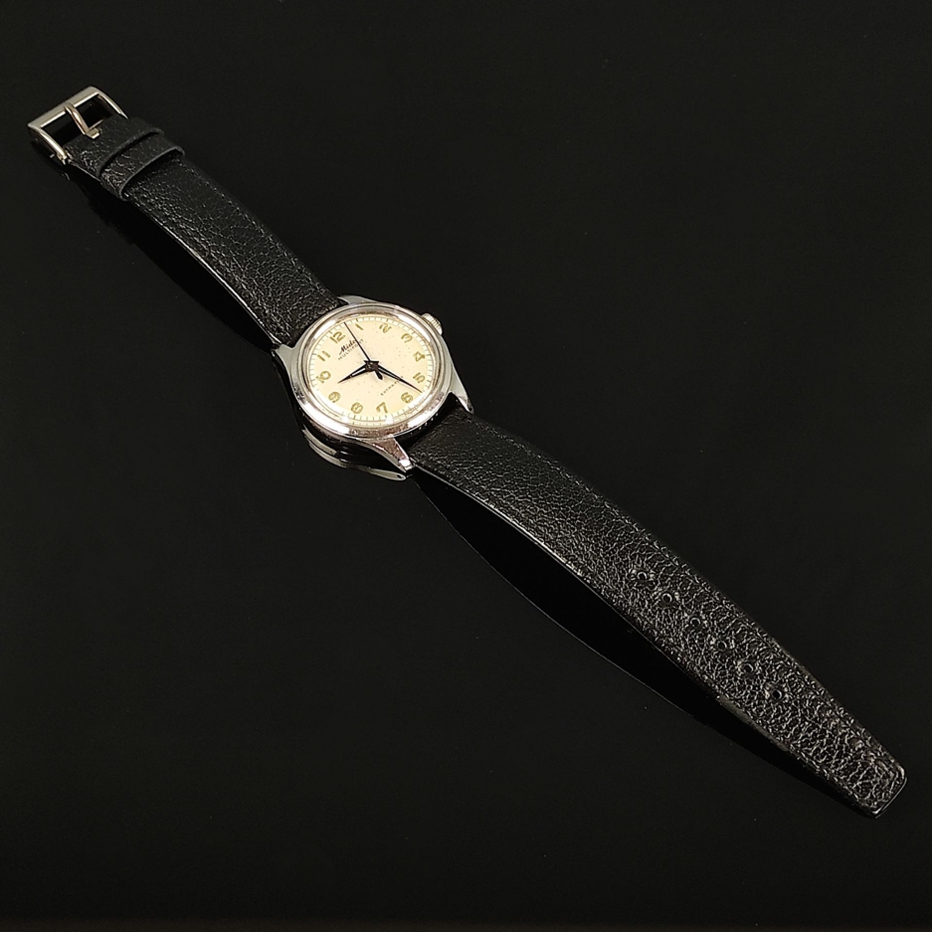 Armbanduhr, Mido, Multifort, extra flach, Automatik, Ziffernblatt mit römischen Ziffern, Durchmesse - Bild 3 aus 4