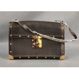 Handtasche, Louis Vuitton, "l'Aimable", schwarzes Leder, 14,5x22x5cm, in Dustbag, in sehr gutem Zus