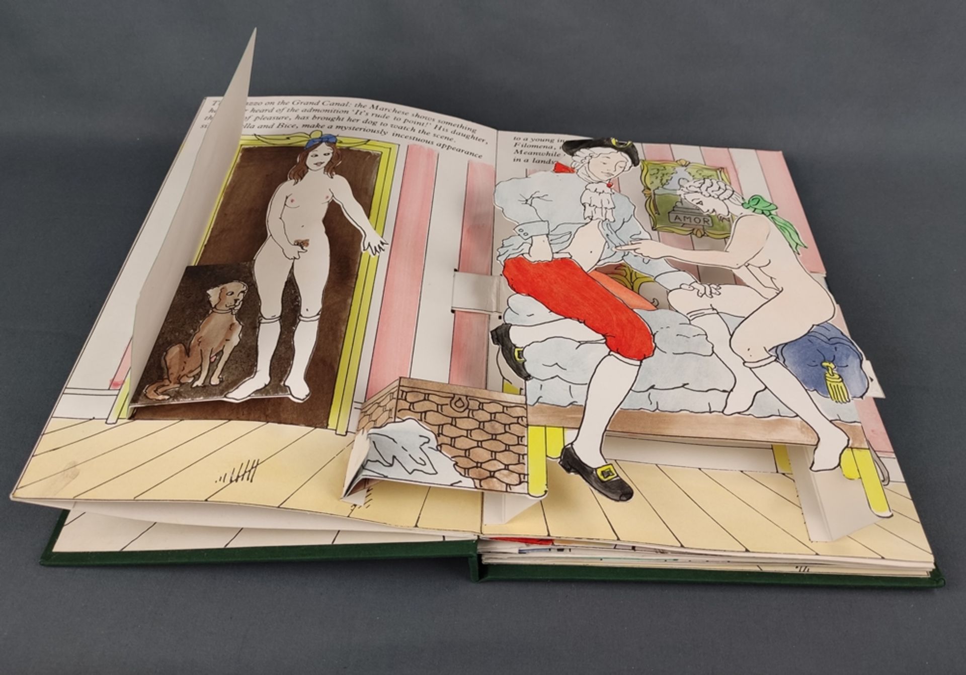 Erotica: Russel, David (20th/21st century) "The Secret Carnival", pop-up book, intricately crafted, - Image 3 of 4