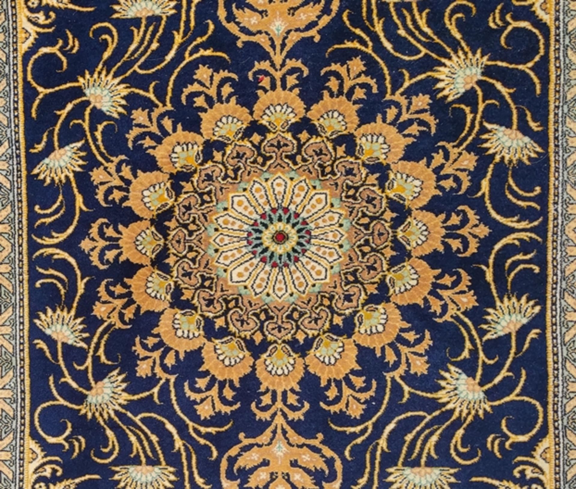 Rug Kerman, blue pattern, 158x112,5cm - Image 2 of 3