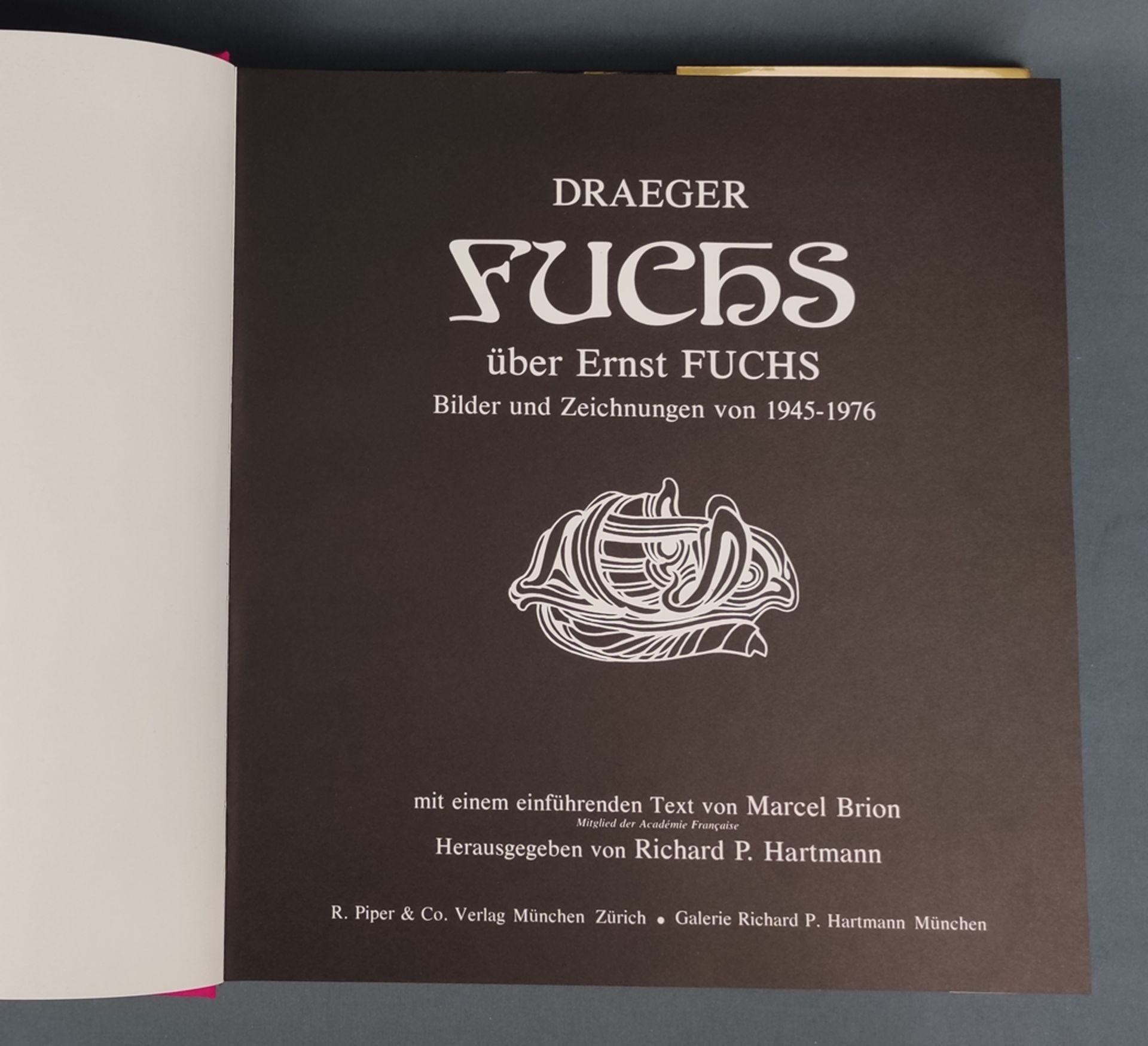 Hartmann, Richard P. (ed.) "Fuchs on Ernst Fuchs. Pictures and drawings from 1945- 1976 with an int - Image 2 of 8