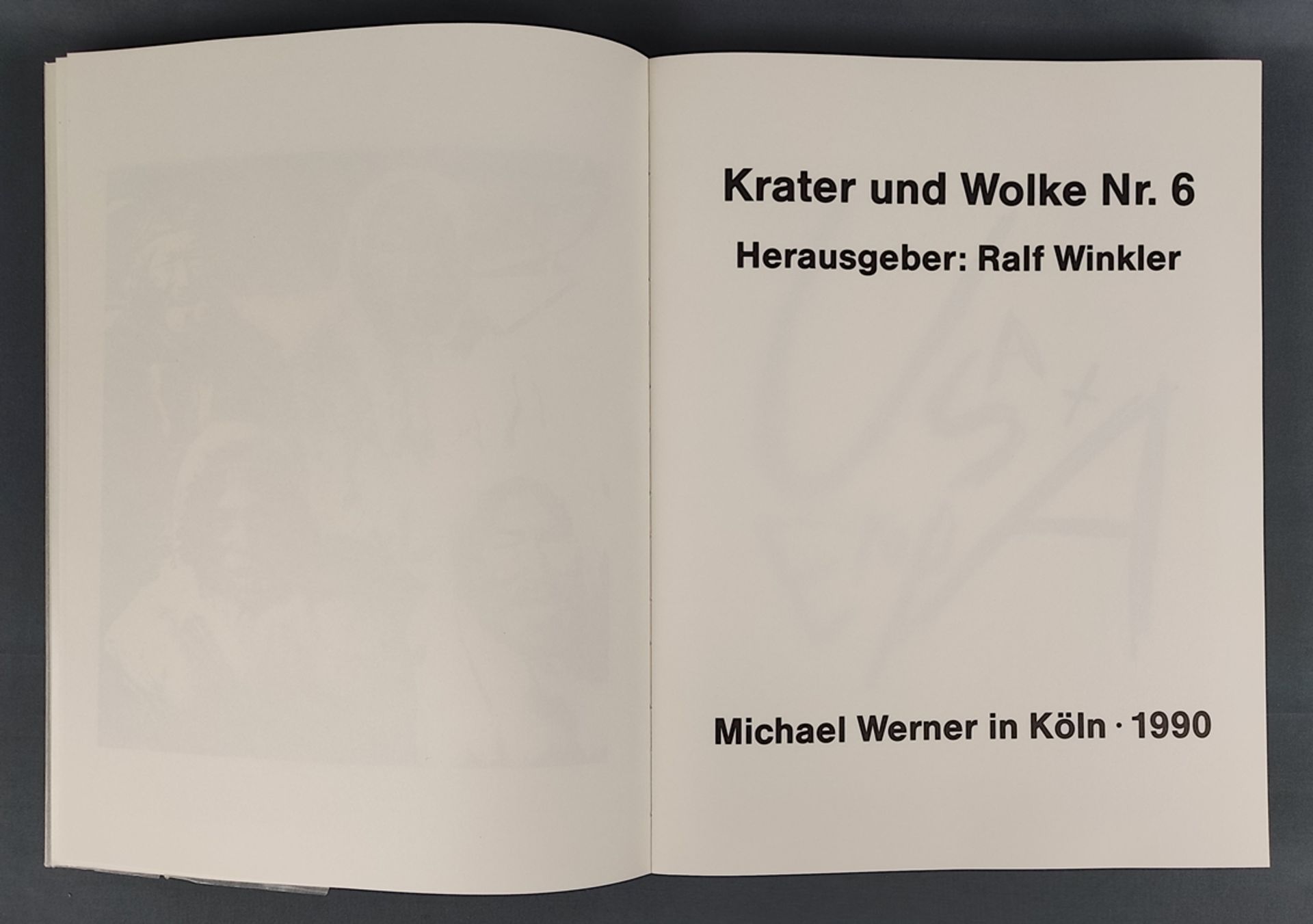 2 volumes "Krater und Wolke", consisting of no. 6 and no. 7, no. 6: Winkler, Ralf (A. R. Penck), ed - Image 7 of 12