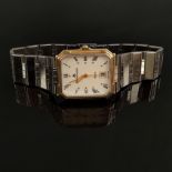 Armbanduhr, Maurice Lacroix, 06876, achteckiges Gehäuse, Quarz-Werk, Datumsanzeige bei Nummer 6, Ma