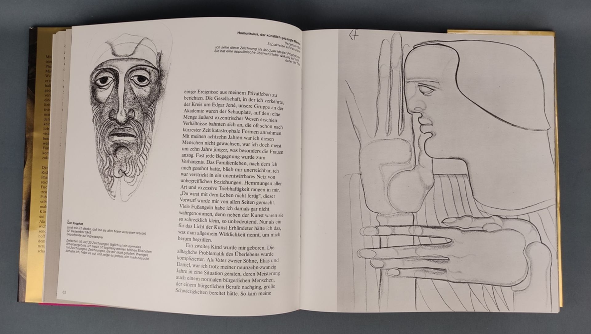 Hartmann, Richard P. (ed.) "Fuchs on Ernst Fuchs. Pictures and drawings from 1945- 1976 with an int - Image 4 of 8