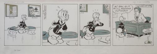 Taliaferro, Al (1905 Montrose - 1969 Glendale) Faksimile "Art Exhibit", Donald-Duck-Daily vom 2.5.1