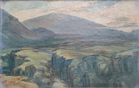Einarsson, Gudmundur (1895 Middal - 1963 Reykjavík) zugeschrieben, "Isländische Landschaft", im Vor