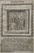 Merian, Matthäus (1593 Basel - 1650 Bad Schwalbach) Blatt "Beschreibung des Bauernlands" aus der "T