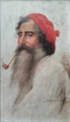 Forlenza, Eduardo (1861 Neapel-1934 Rom) "Portrait des Fischers Francesco Spadari", dargestellt ist