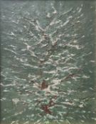 Brigoli, Piero (1921 - 1987) "La brina sull'albero" ("Der Frost am Baum"), abstrakte Spachtelmalere
