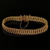 Armband, 333/8K Gelbgold (punziert), Friedrich Binder Mannheim, Gesamtgewicht 18,9g, Länge ca. 18cm