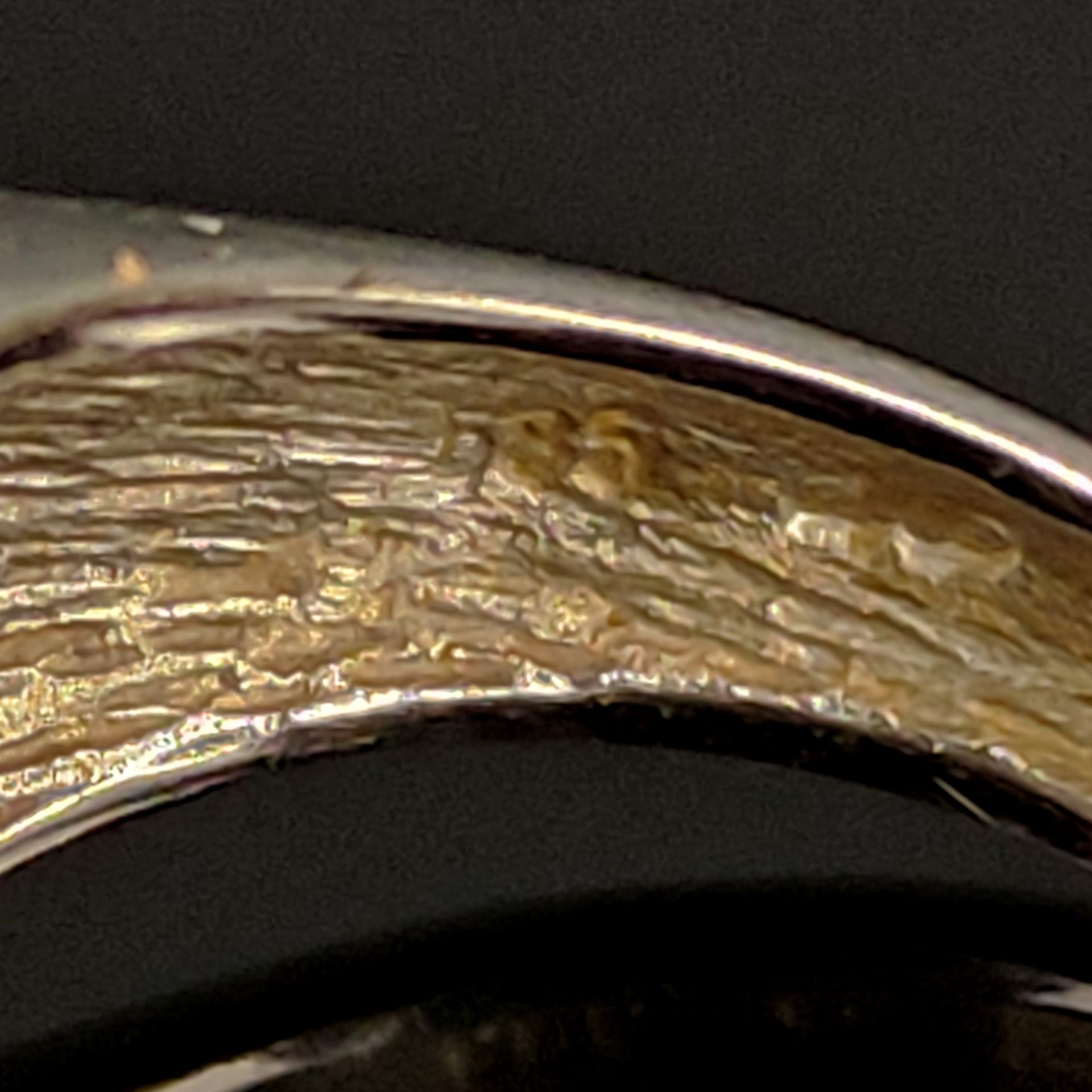 Designer Brillantring, 585/14K Weißgold (punziert), Gesamtgewicht 4,58g, Vorderseite gestaltet aus  - Bild 3 aus 3