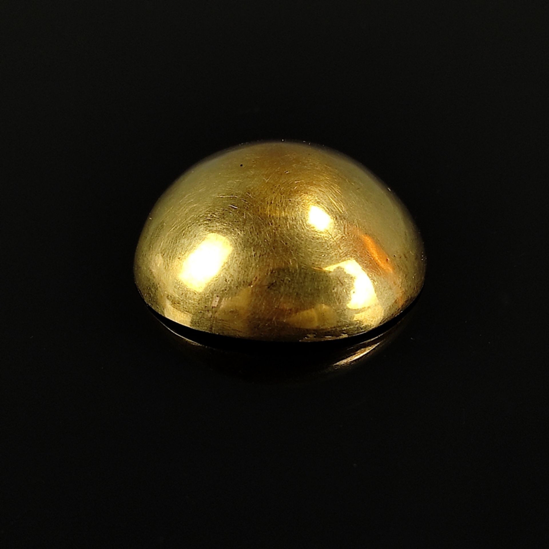 Kleine Gold-Schale, 750/18K (getestet) Gelbgold, 16,62g, Höhe 1cm und Durchmesser 2,5cm - Bild 2 aus 2