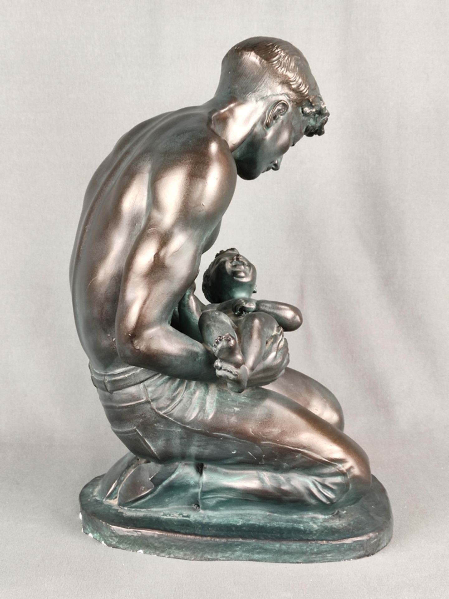 Skulptur Vater und Sohn, Sonja Switzerland Collection, Kunstguss, Höhe 32,5cm - Bild 5 aus 8