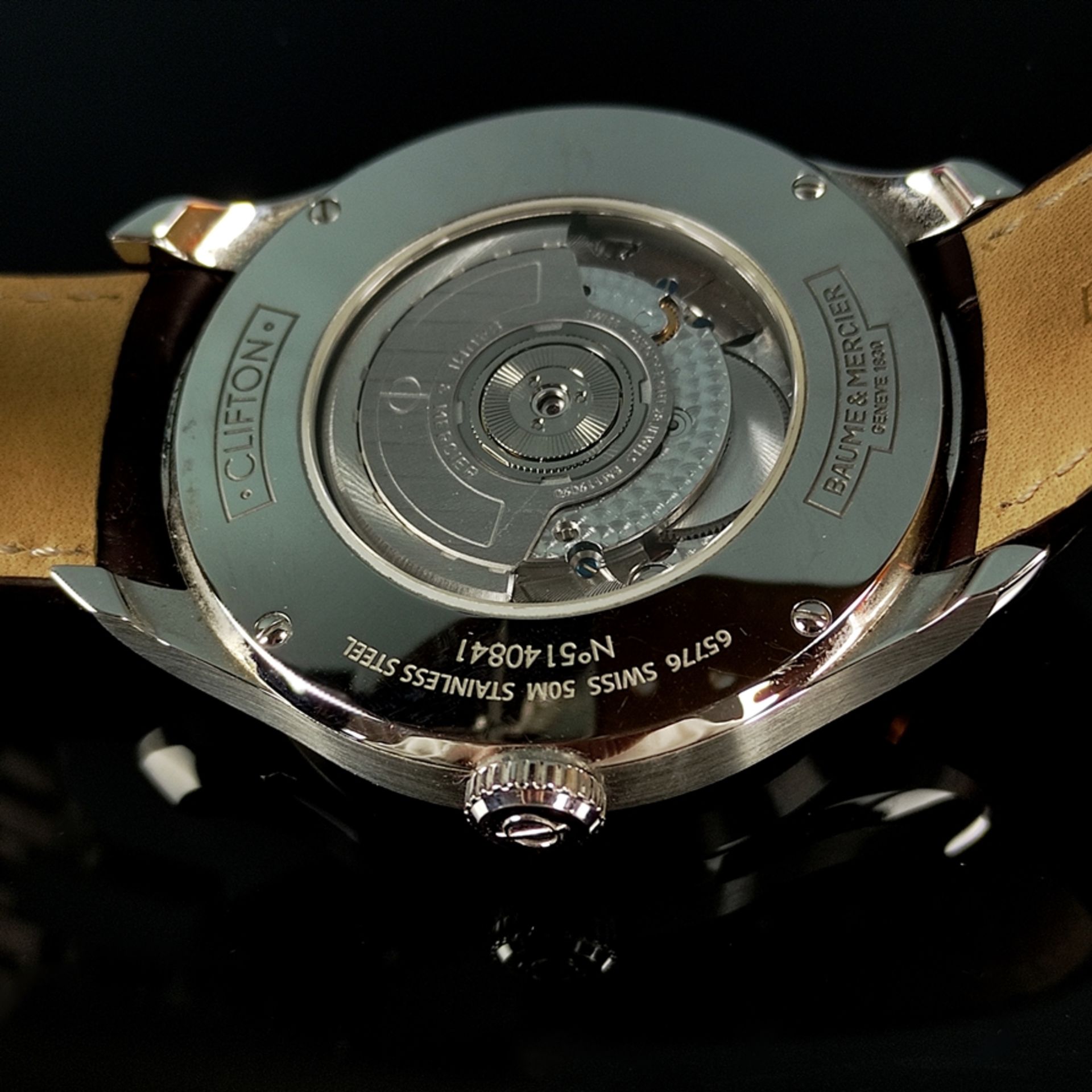 Wristwatch, Baume & Mercier, Clifton 10205, automatic with power reserve up to 42 hours, elegant th - Image 3 of 4