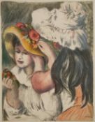 Renoir, Pierre-Auguste (1841 Limoges - 1919 Cagnes-sur-Mer) "Le chapeau épinglé", Farblithographie,