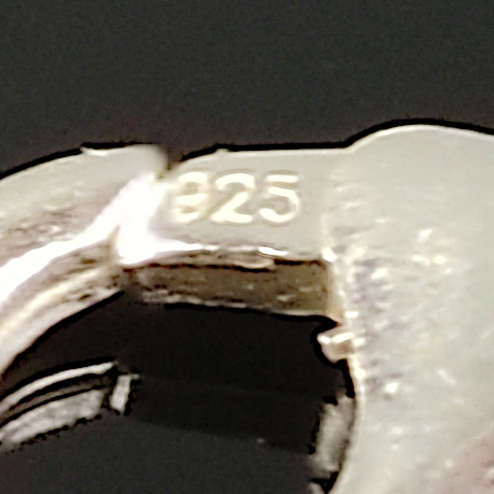 Rubin-Armband, Silber 925, Gesamtgewicht 7,7g, Armband besetzt mit 10 oval facettierten, natürliche - Bild 3 aus 3