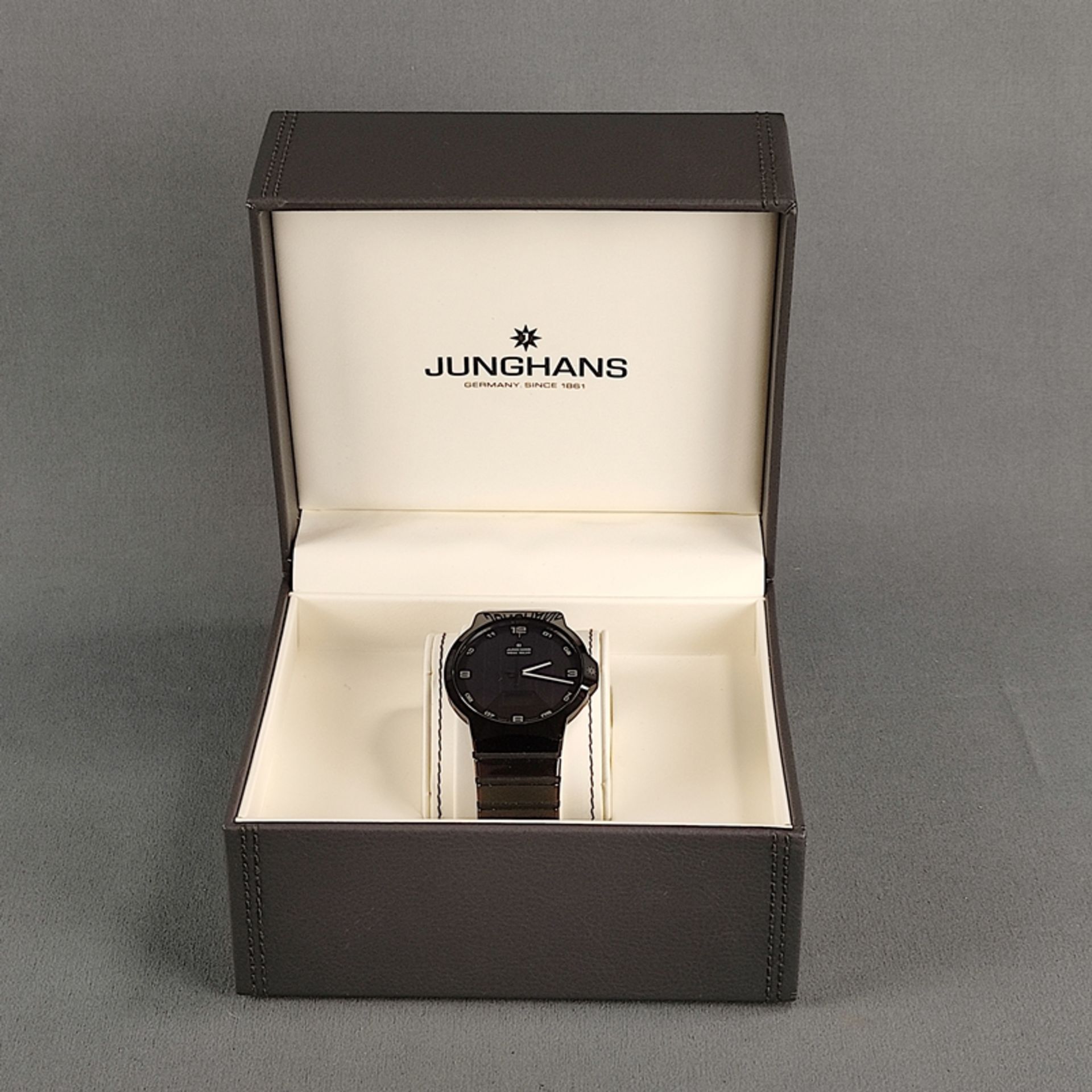 Wristwatch Junghans Force Mega Solar, 018/1132.44, calibre J615.84, diameter case 40.4mm, solar pow - Image 4 of 4