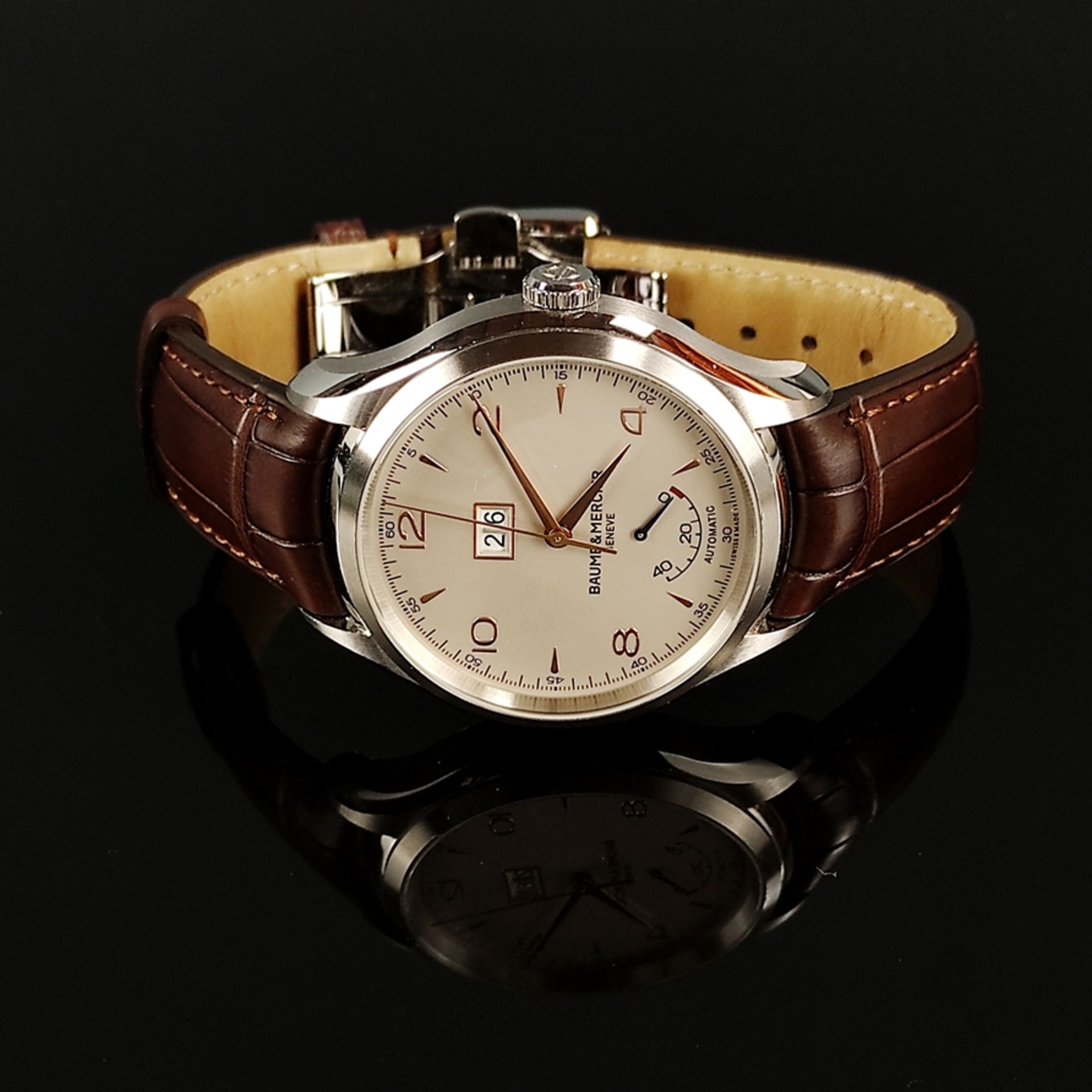 Wristwatch, Baume & Mercier, Clifton 10205, automatic with power reserve up to 42 hours, elegant th